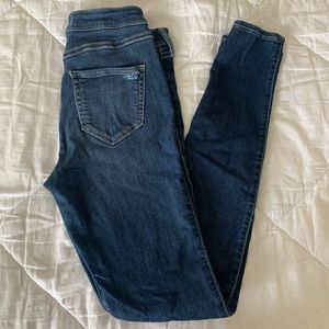 Hollister ripped skinny jeans